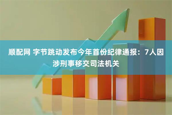 顺配网 字节跳动发布今年首份纪律通报：7人因涉刑事移交司法机关