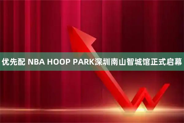 优先配 NBA HOOP PARK深圳南山智城馆正式启幕